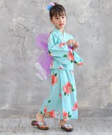 その他系12(セパレートタイプ×ブルー系花柄)