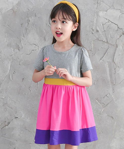 セール ハイウエスト切替ワンピース 子供服bee 子供服bee D Fashion セール ハイウエスト切替ワンピース 子供服bee 子供服bee D Fashion