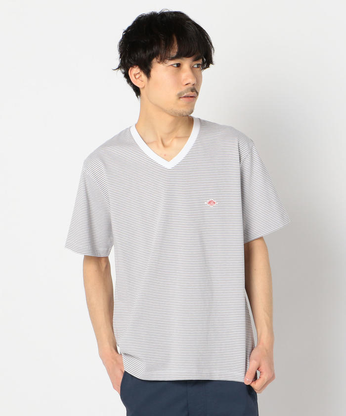 クーポン】【セール 20%OFF】【DANTON/ダントン】VネックTシャツ