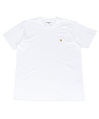 Carhartt/カーハート carhartt Tシャツ メンズ 半袖 無地 SS CHASE T－SHIRT ブラック ホワイトダーク グレー 黒 I026391/503015723