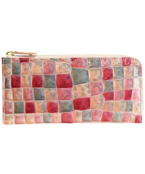 ルムリン LE MURRINE 財布 長財布 ラウンドファスナー L字 ステンドグラス 196102