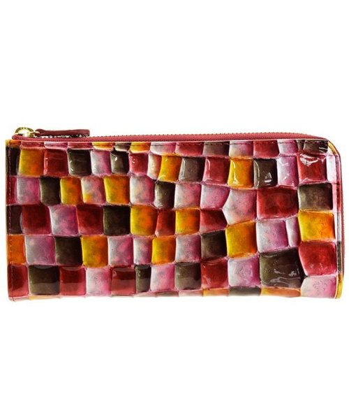 ルムリン LE MURRINE 財布 長財布 ラウンドファスナー L字 ステンドグラス 196102