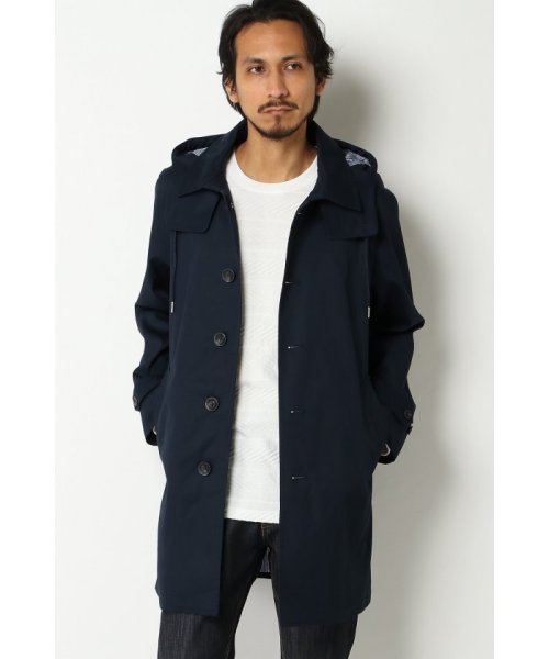 フード付きステンカラーコート イッカ Ikka D Fashion