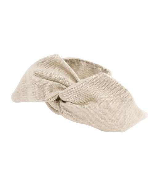 後ろ姿華やぐ アレンジ自由なリネン ドットのワイヤーポニー クリームドット Cream Dot D Fashion
