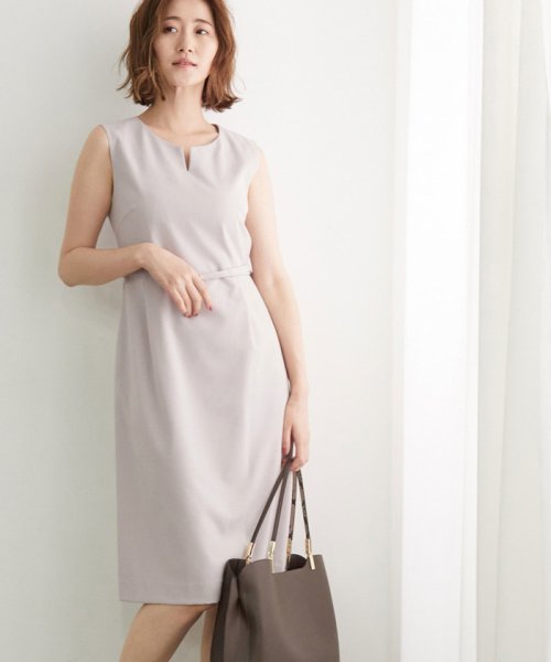 セール 42 Off セットアップ対応 麻調キーネックノースリーブワンピース ロペピクニック Rope Picnic D Fashion