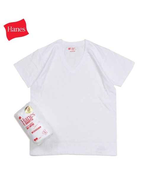 ヘインズ Hanes Tシャツ メンズ レディース ジャパンフィット 半袖 2枚組 Vネック ホワイト 白 H5315 ヘインズ Hanes D Fashion ヘインズ Hanes Tシャツ メンズ レディース ジャパンフィット 半袖 2枚組 Vネック ホワイト 白 H5315 ヘインズ Hanes D Fashion