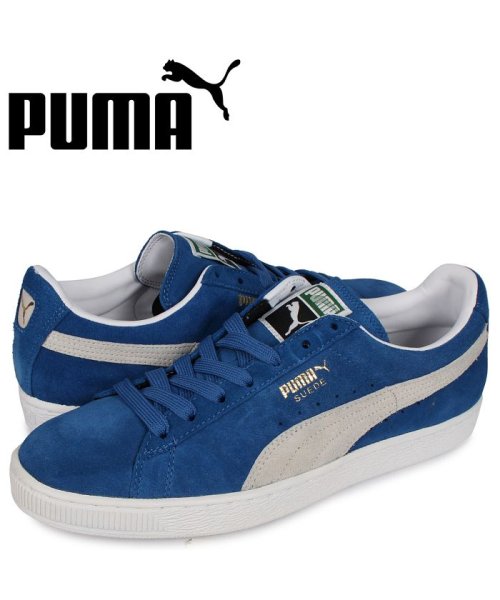 プーマ Puma スウェード クラシック スニーカー メンズ Suede Classic ブルー 64 プーマ Puma D Fashion