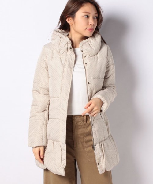 セール 60 Off Hushush ハッシュアッシュ ドット柄ダウンコート Offprice Ec Offprice Ec D Fashion