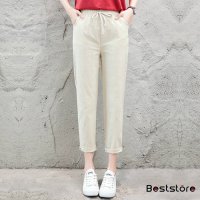 Beststore/レディースファッション通販スウェットパンツジョガ－パンツボトムポケット付き綿麻パンツロングパンツリネンパンツ綿麻パンツカラーパンツコットンリネンパンツシンプルナ/503158124