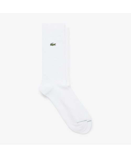 ワニロゴ刺しゅうコットンブレンドソックス ラコステ メンズ Lacoste Mens D Fashion ワニロゴ刺しゅうコットンブレンドソックス ラコステ メンズ Lacoste Mens D Fashion
