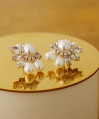 PourVous/プールヴー PourVous ブリリアントパールピアス＆イヤリング/503112899