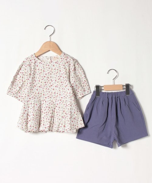 セール 50 Off 小花柄チュニック ボトムスセットアップ プティマイン Petit Main D Fashion