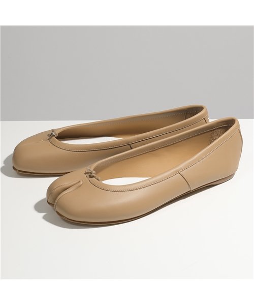 セール Maison Margiela メゾンマルジェラ S58wz0042 Pr516 レザー 足袋 タビ パンプス フラット バレエシューズ T9004 靴 レ メゾンマルジェラ Maison Margiela D Fashion