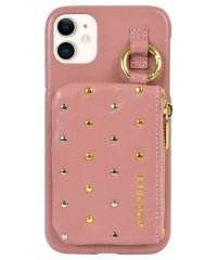 ROSE BUD/iphoneケース iPhone11 ローズバッド ROSEBUD コインケース付き背面ケース ピンク iphone11 iphonexr/503165223