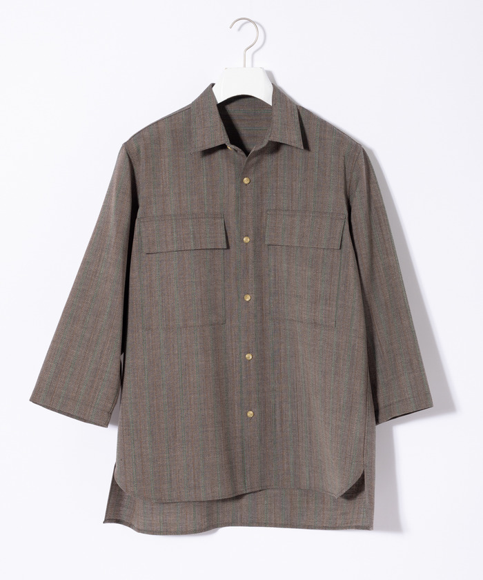 美品　NIKKE × ADAM ET ROPE デザインキューバシャツ　日本製 美品NIKKE × ADAM ET ROPE デザインキューバシャツ日本製