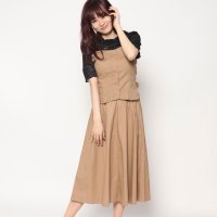 STYLEBLOCK/スタイルブロック STYLEBLOCK 綿ツイルビスチェ×スカートセットアップアンサンブル/501062449