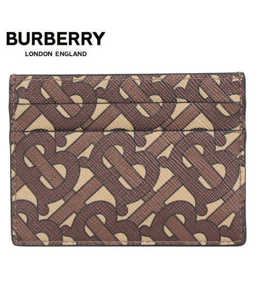 バーバリー Burberry パスケース カードケース Id 定期入れ メンズ Sandon Card Holder ブラウン バーバリー Burberry D Fashion