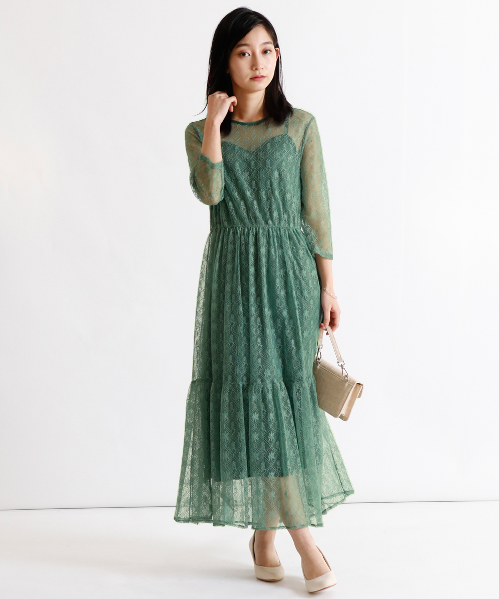 セール 20%OFF】[radiate the lifedress] ヴィンテージレース