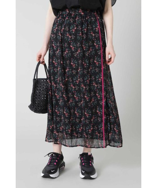 セール 50 Off フラワープリントシースルースカート ローズバッド Rose Bud D Fashion セール 50 Off フラワープリントシースルースカート ローズバッド Rose Bud D Fashion