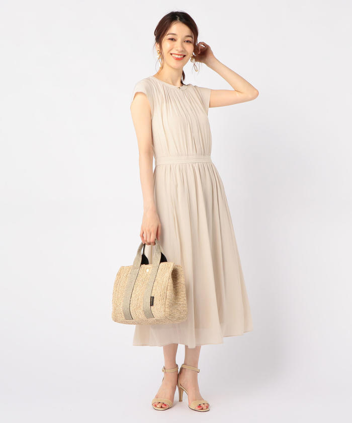 セール 30%OFF】ウォッシャブルシルクタッチワンピース[NOLLEY'S