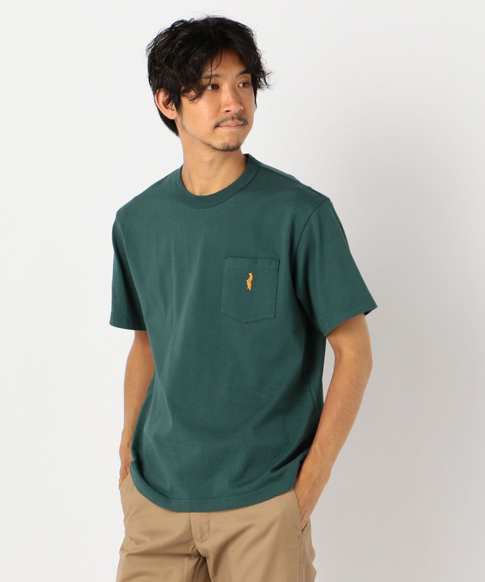 ベア刺しゅう ポケット付Tシャツ [NOLLEY'S light](503182806