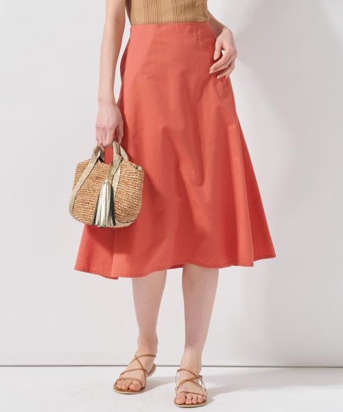 セール 洗える コットンシルクタイプライタースカート 23区 Nijyusanku D Fashion