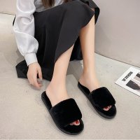 shoppinggo/ショッピングゴー shoppinggo ファーサンダルレディース ファースリッパ 暖かい 秋 冬/502967776