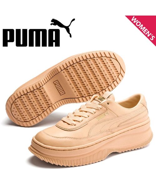 プーマ Puma デバ スニーカー レディース 厚底 Deva ベージュ プーマ Puma D Fashion