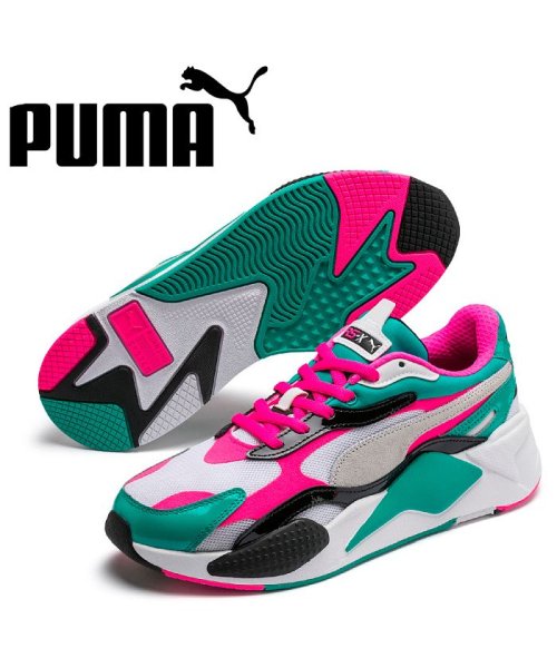 クーポン プーマ Puma スニーカー メンズ Rs X3 Plastic ホワイト 白 プーマ Puma D Fashion