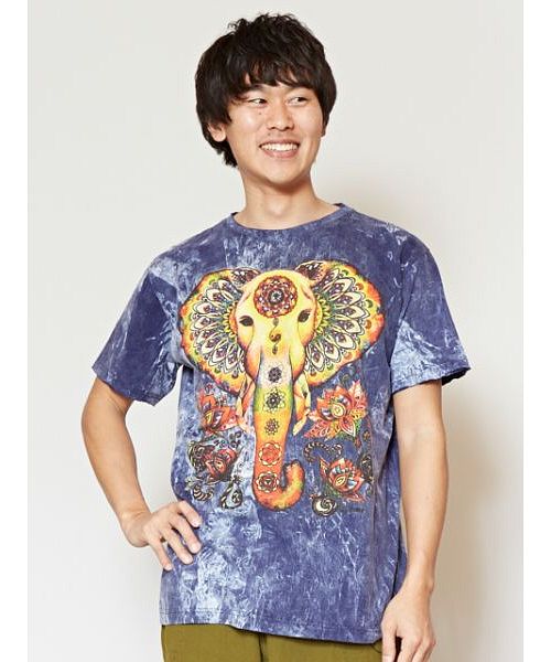 チャイハネ】エスニック柄メンズTシャツ TXX－0645(503146323