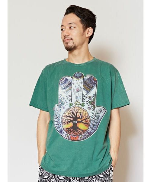チャイハネ】エスニック柄メンズTシャツ TXX－0645(503146323