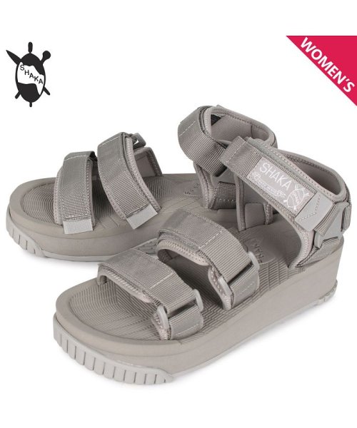 Shaka シャカ ネオバンジー プラットフォーム サンダル レディース 厚底 Neo Bungy Platform グレー シャカ Shaka D Fashion Shaka シャカ ネオバンジー プラットフォーム サンダル レディース 厚底 Neo Bungy Platform グレー シャカ Shaka D Fashion