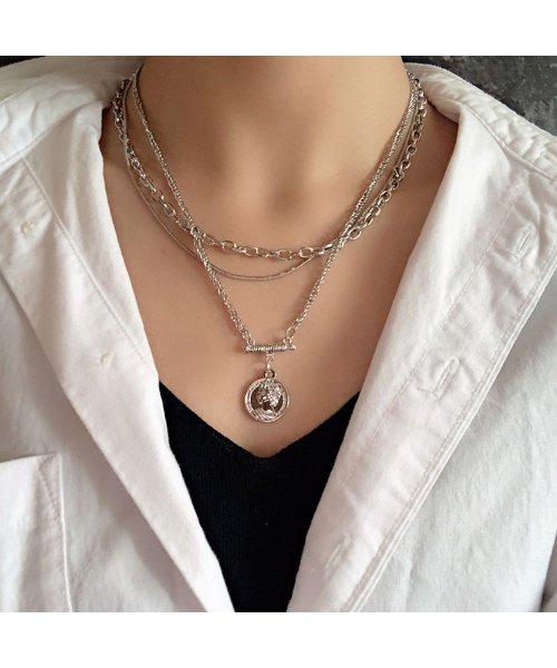 セール ネックレス レディース シンプル アクセサリー シルバー チェーンネックレス ペンダント 即納 ミニミニストア Miniministore D Fashion