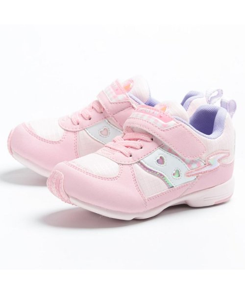 ムーンスター Moonstar スーパースター Superstar バネのチカラ スニーカー キッズ 子供靴 キッズシューズ ハート チェック柄 女の子 Tkh ムーンスター Moonstar D Fashion