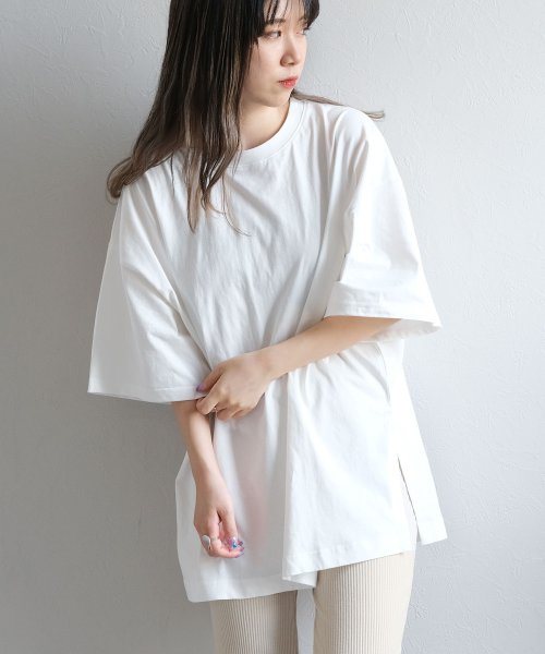 オーガニックコットンオーバーサイズ Tシャツ ａｎｄｊ アンドジェイ Andj D Fashion