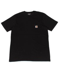 Carhartt/カーハート carhartt Tシャツ メンズ 半袖 無地 SS POCKET T－SHIRT ブラック ホワイト ダーク グレー ダーク ネイビー ブラウン /503015716