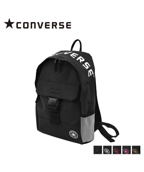 コンバース Converse リュック バックパック デイパック メンズ レディース Tarpaulin Day Pack ブラック ホワイト レッド ピンク 503015930 コンバース Converse D Fashion