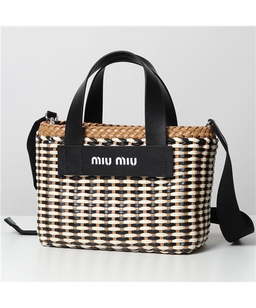 セール】【MIUMIU(ミュウミュウ)】5BA077 2BU1 F0Z40 レザー ハンドバッグ ショルダーバッグ 鞄  レディース(503196290) | ミュウミュウ(MIUMIU) - d fashion