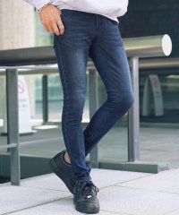 JIGGYS SHOP/スーパー ストレッチ テーパード スキニー デニムパンツ / スキニー デニム ジーンズ アンクル パンツ メンズ ストレッチ/503205723