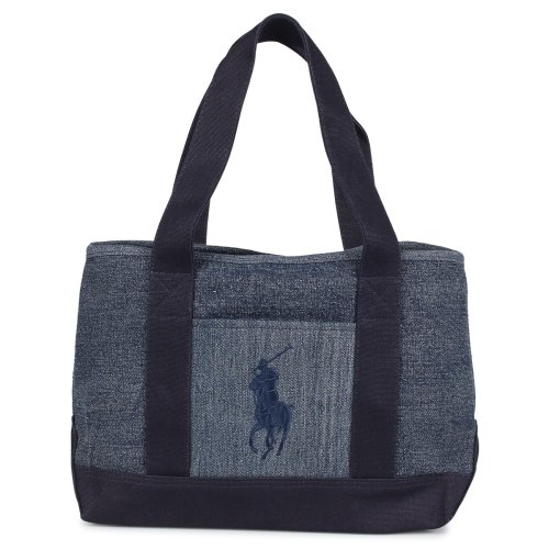 セール ポロ ラルフローレン Polo Ralph Lauren バッグ トートバッグ メンズ レディース キャンバス Medium School Tote ブラック 503017619 ラルフローレン Ralphlauren D Fashion