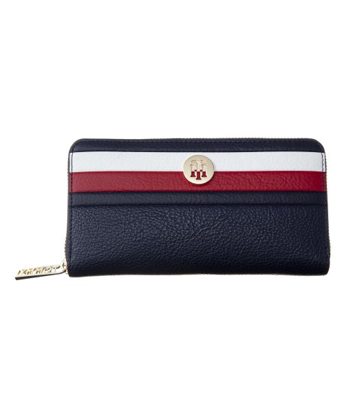 Tommy Hilfiger Aw0aw ラウンドファスナー長財布 トミーヒルフィガー Tommy Hilfiger D Fashion