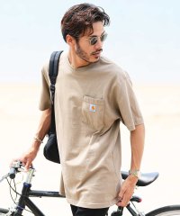 JIGGYS SHOP/Carhartt(カーハート) ポケット Tシャツ / Tシャツ メンズ ティーシャツ 半袖 クルーネック ビッグシルエット ビッグ/503246820