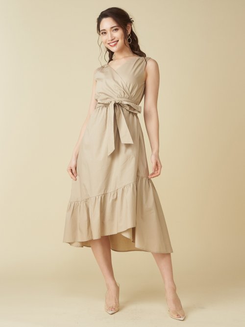 セール ノースリーブカシュクールラッフルワンピース ロイヤルパーティー Royal Party D Fashion セール ノースリーブカシュクールラッフルワンピース ロイヤルパーティー Royal Party D Fashion
