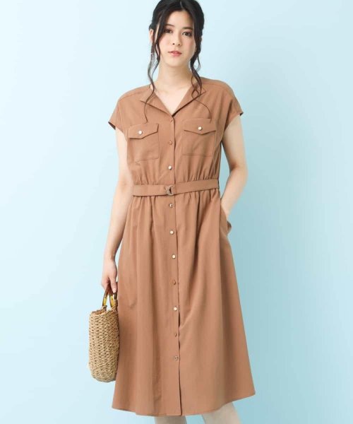 セール 30 Off 洗濯機で洗える オープンカラーワンピース オフオン Ofuon D Fashion セール 30 Off 洗濯機で洗える オープンカラーワンピース オフオン Ofuon D Fashion