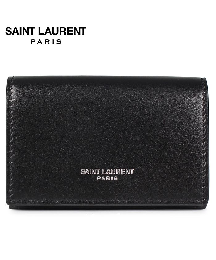 SAINT LAURENT PARIS サンローラン 三つ折り財布 - greatriverarts.com