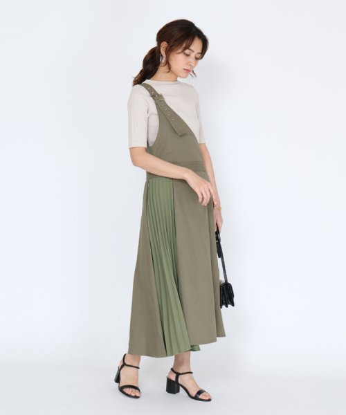 セール Bouchon ブション ワンショルダーサイドプリーツジャンパースカート スコットクラブ Scotclub D Fashion セール Bouchon ブション ワンショルダーサイドプリーツジャンパースカート スコットクラブ Scotclub D Fashion