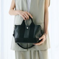 TOPKAPI BREATH/トプカピ TOPKAPI スコッチグレイン ネオレザー ミニ トート バッグ ショルダー付き S/503260252