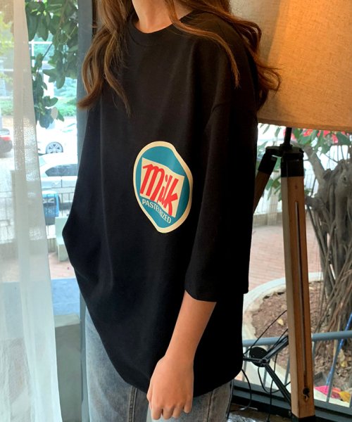 クーポン ロゴtシャツ レディース 半袖 ロングt 英字ロゴ カットソー カジュアル トップス 春夏新作 チュニック コットン ミニミニストア Miniministore D Fashion クーポン ロゴtシャツ レディース 半袖 ロングt 英字ロゴ カットソー カジュアル トップス 春夏新作 チュニック コットン ミニミニストア Miniministore D Fashion