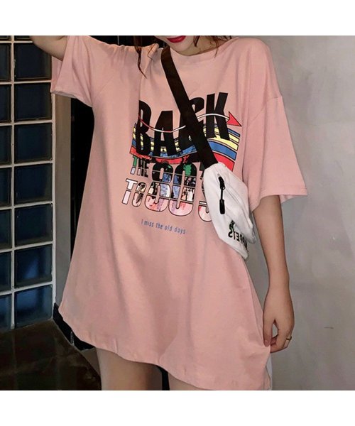 セール プリントtシャツ レディース 半袖 ロングtシャツ カジュアル トップス春夏 おしゃれ カットソー ロップショルダー ミニミニストア Miniministore D Fashion セール プリントtシャツ レディース 半袖 ロングtシャツ カジュアル トップス春夏 おしゃれ カットソー ロップショルダー ミニミニストア Miniministore D Fashion
