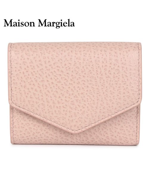 メゾンマルジェラ MAISON MARGIELA 財布 三つ折り ミニ財布 レディース WALLET ピンク  S56UI0136'(503190642) メゾンマルジェラ(MAISONMARGIELA) d fashion